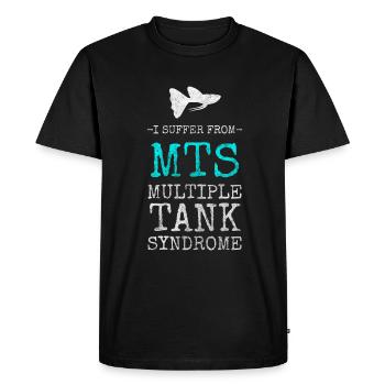 Aquarium Fish Lovers Breeder Pet - Men's Premium Organic T-Shirt - black - Front - Nico (187cm)