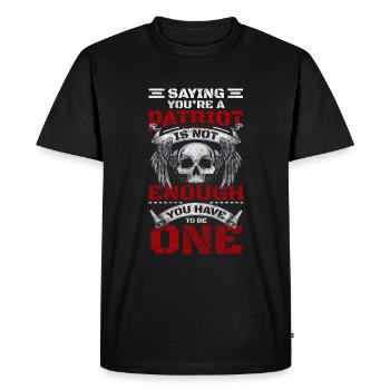 Armée des États-Unis - T-shirt Premium bio Homme - noir - Devant - Nico (187cm)