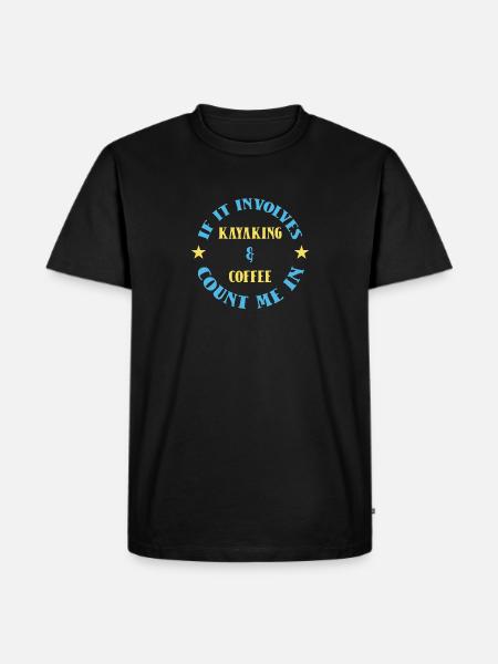Kayak Kayaking - T-shirt Premium bio Homme - noir