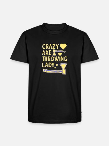 Axe throw axe throwing - Men's Premium Organic T-Shirt - black