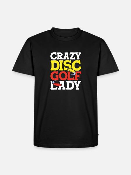 Disc Golf Frisbee - Men's Premium Organic T-Shirt - black