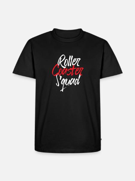 Parc d’attractions Roller Coaster - T-shirt Premium bio Homme - noir
