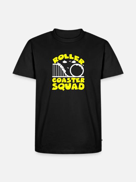 Parc d’attractions Roller Coaster - T-shirt Premium bio Homme - noir