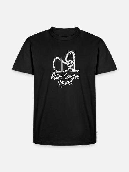 Parc d’attractions Roller Coaster - T-shirt Premium bio Homme - noir