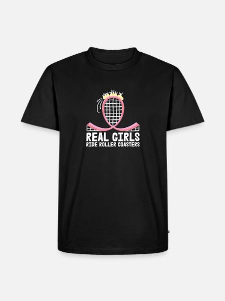 Parc d’attractions Roller Coaster - T-shirt Premium bio Homme - noir