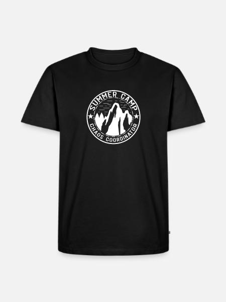 Camp d’été Tent Camp Manager - T-shirt Premium bio Homme - noir