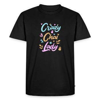 Chai Latte Tea Drink buveurs de thé - T-shirt Premium bio Homme - noir - Devant - Nico (187cm)