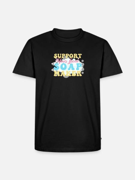 Soap Making Handmade soap - Men's Premium Organic T-Shirt - black