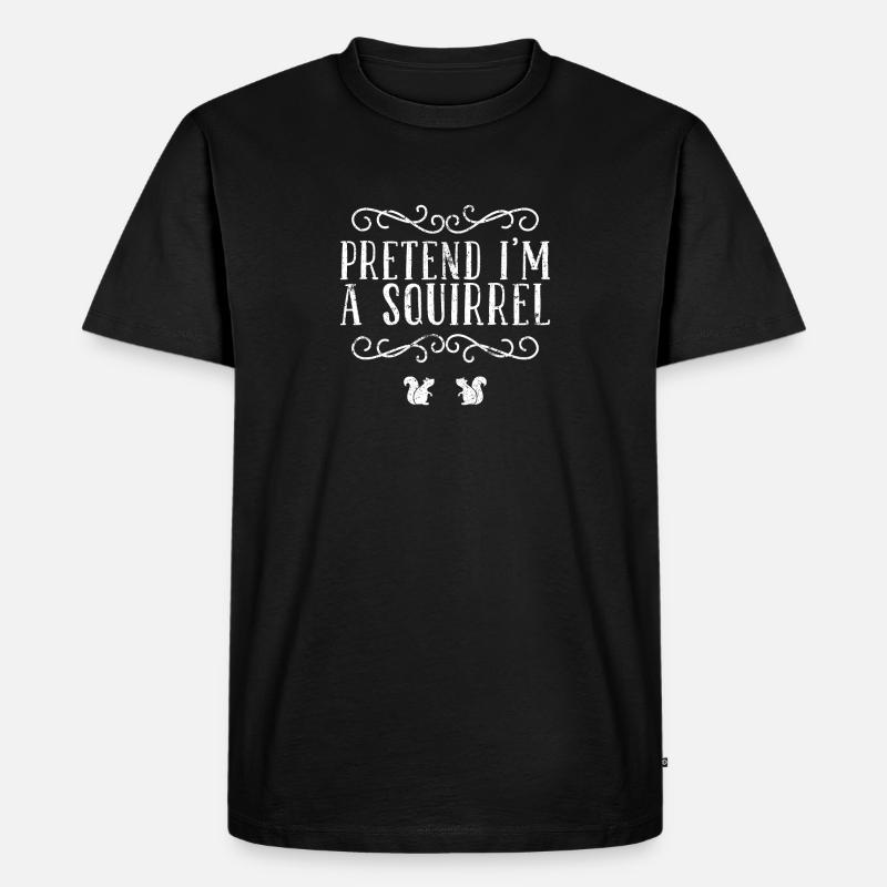 Squirrel - Men's Premium Organic T-Shirt - black