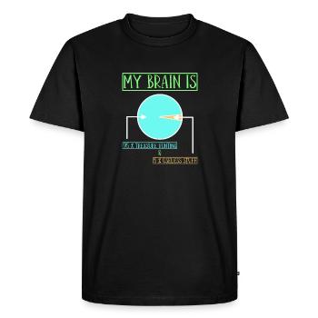 Chasseur de trésors Chasse au trésor Détecteur de métaux - T-shirt Premium bio Homme - noir - Devant - Nico (187cm)