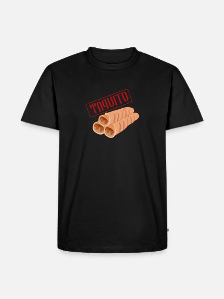 Taquito Tacos mexicains - T-shirt Premium bio Homme - noir