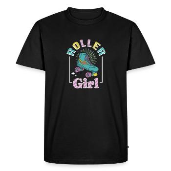 Roller Skating Inline Skating Inline Skates - Men's Premium Organic T-Shirt - black - Front - Nico (187cm)