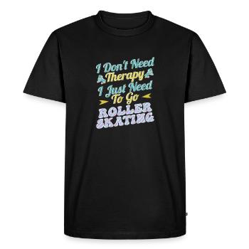 Roller Skating Inline Skating Inline Skates - Men's Premium Organic T-Shirt - black - Front - Nico (187cm)
