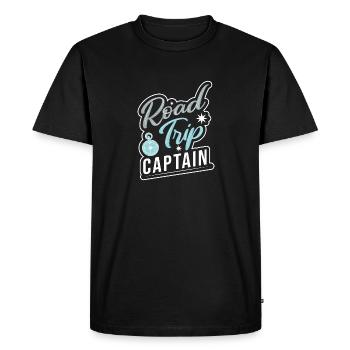 Road Trip - T-shirt Premium bio Homme - noir - Devant - Nico (187cm)