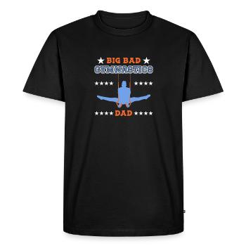 Gymnastique Gymnastique Gymnastes - T-shirt Premium bio Homme - noir - Devant - Nico (187cm)