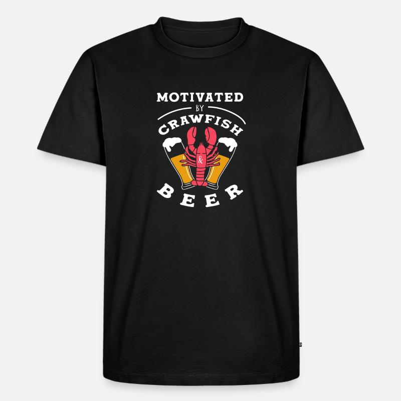 Langusten Languste - Männer Premium Bio T-Shirt - Schwarz