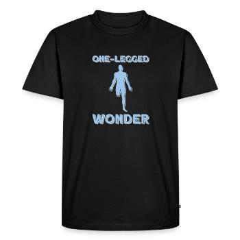 Wheelchair wheelchair access - Men's Premium Organic T-Shirt - black - Front - Nico (187cm)