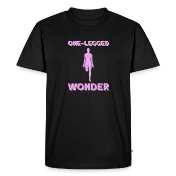 Wheelchair wheelchair access - Men's Premium Organic T-Shirt - black - Front - Nico (187cm)