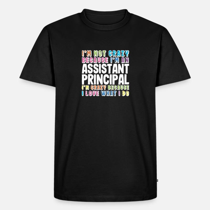 Stellvertretender Schulleiter Schule - Männer Premium Bio T-Shirt - Schwarz