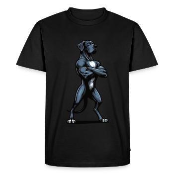 Great Dane Great Dane Owner Great Dane Fan - Men's Premium Organic T-Shirt - black - Front - Nico (187cm)