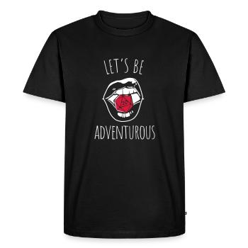 pen and paper shirt adventurous black - T-shirt Premium bio Homme - noir - Devant - Nico (187cm)