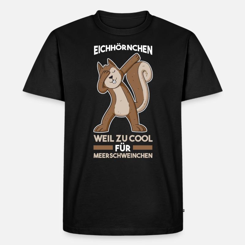 Erdmännchen - Männer Premium Bio T-Shirt - Schwarz