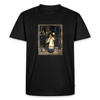 VasilisaVivid Retro - Vasilisa - T-shirt Premium bio Homme - noir - Devant - Nico (187cm)