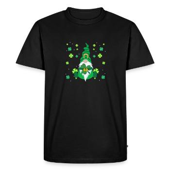 Lucky Love Gnome - T-shirt Premium bio Homme - noir - Devant - Nico (187cm)