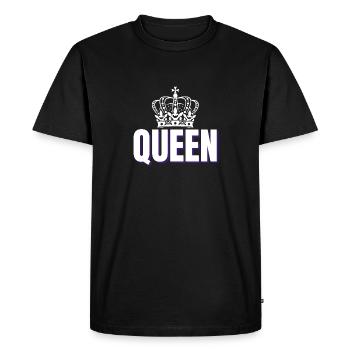 Queen Partnershirt Queen King Krone - T-shirt Premium bio Homme - noir - Devant - Nico (187cm)