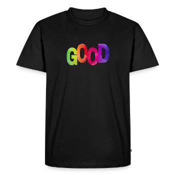 Que des bonnes choses - T-shirt Premium bio Homme - noir - Devant - Nico (187cm)