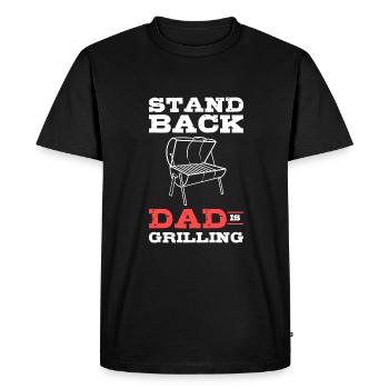 Barbecue - T-shirt Premium bio Homme - noir - Devant - Nico (187cm)