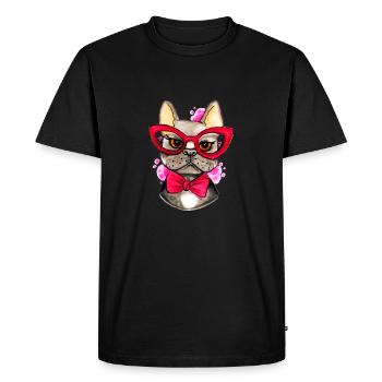 Bully Lieschen - T-shirt Premium bio Homme - noir - Devant - Nico (187cm)
