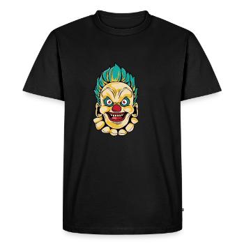 Evil Clown Entertainer Gift - Men's Premium Organic T-Shirt - black - Front - Nico (187cm)