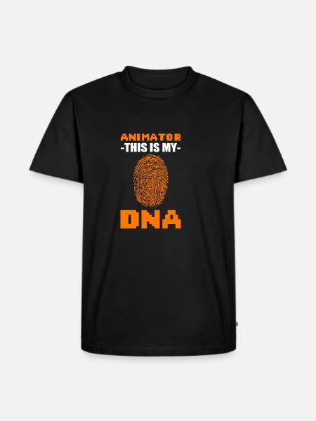 My DNA Filmmaker Gift - Men's Premium Organic T-Shirt - black