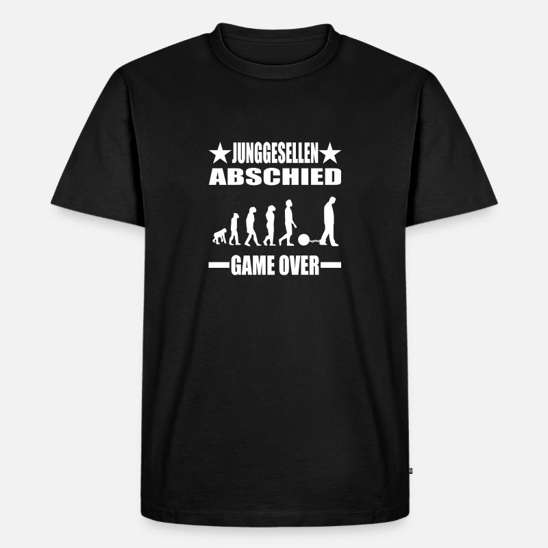 Junggesellenabschied - Männer Premium Bio T-Shirt - Schwarz