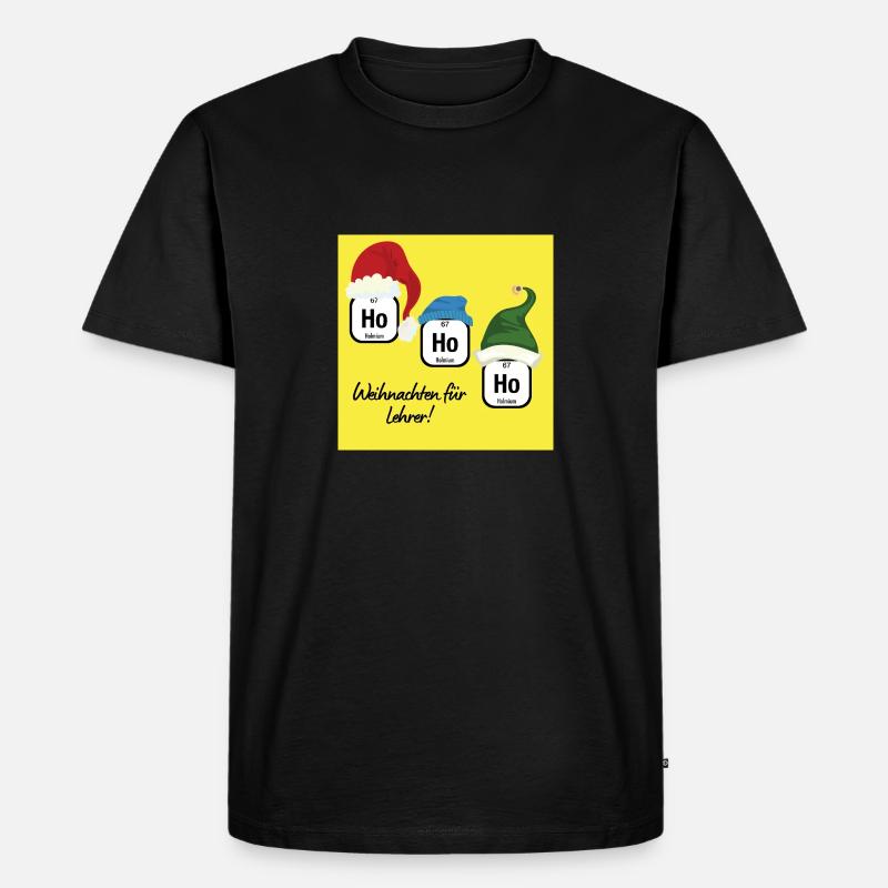 hohoho4 - Männer Premium Bio T-Shirt - Schwarz
