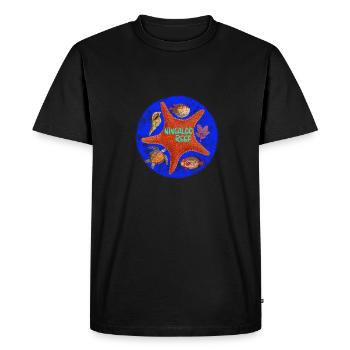 NINGALOO REEF - Men's Premium Organic T-Shirt - black - Front - Nico (187cm)