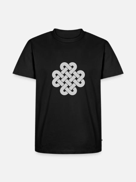 Knot Ornament - Men's Premium Organic T-Shirt - black