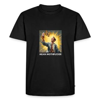 Mean Miothfucker - Men's Premium Organic T-Shirt - black - Front - Nico (187cm)
