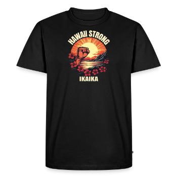 Maui Fort Ikaika Hawaii Fort - T-shirt Premium bio Homme - noir - Devant - Nico (187cm)