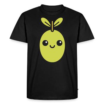 Olive - T-shirt Premium bio Homme - noir - Devant - Nico (187cm)