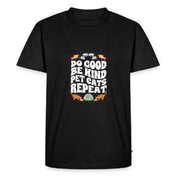Awesome Do Good Be Kind Animal Rights Advocate - T-shirt Premium bio Homme - noir - Devant - Nico (187cm)