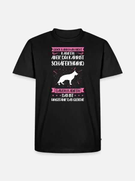 Schäferhund Hund Schäferhunde Geschenk - Männer Premium Bio T-Shirt - Schwarz