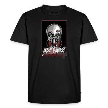 UN MASQUE? - T-shirt Premium bio Homme - noir - Devant - Nico (187cm)