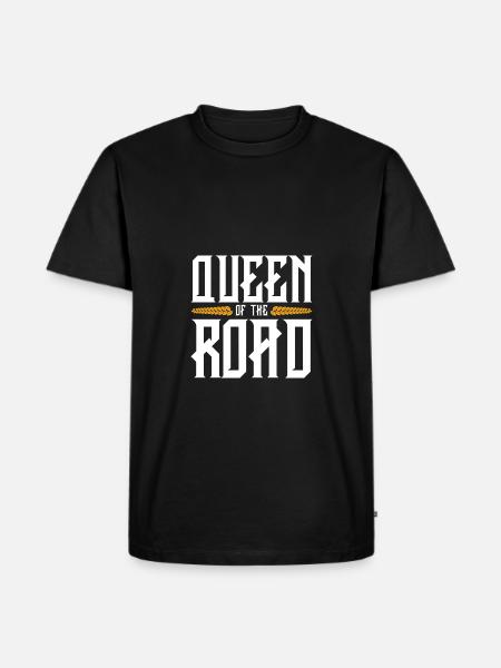 Trucker Queen - Men's Premium Organic T-Shirt - black