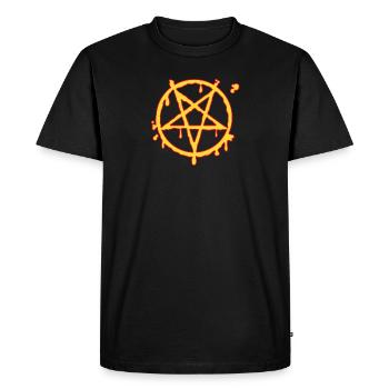 Ketchup & Mustard Summoning - Men's Premium Organic T-Shirt - black - Front - Nico (187cm)