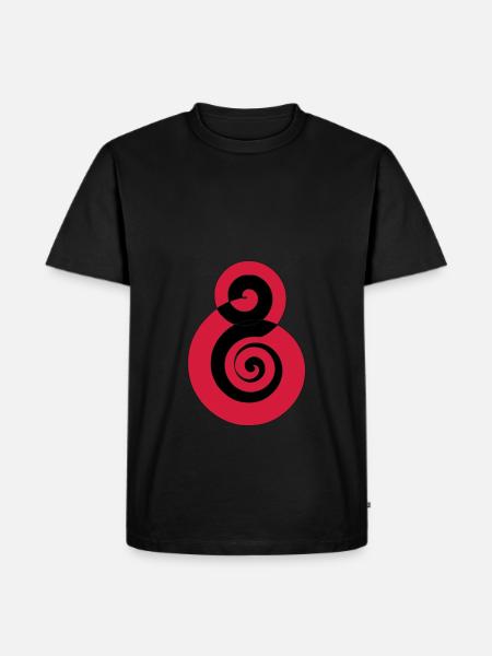 Spiral Black Soulfly - Men's Premium Organic T-Shirt - black