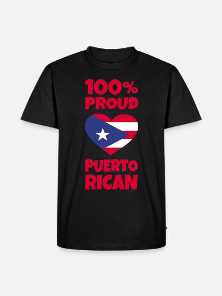 Puerto Ricans - Men's Premium Organic T-Shirt - black