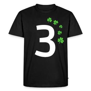 3 - T-shirt Premium bio Homme - noir - Devant - Nico (187cm)