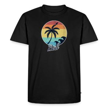 Bali - T-shirt Premium bio Homme - noir - Devant - Nico (187cm)